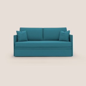 Tortona Divano duplex con doppio letto in tessuto simil cotone impermeabile T13 azzurro