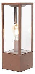 Lampada da terra da esterno industriale ruggine marrone 40 cm IP44 - Charlois