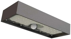 LED Proiettore solare con sensore di movimento LED/3,7V 3000mAh 4000K IP65 nero