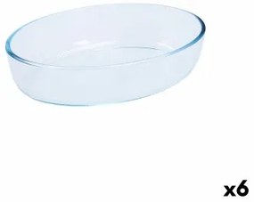 Pirofila da Forno Pyrex Classic 26 x 18 x 7 cm Trasparente Vetro (6 Unità)