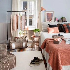 Copriabito beige a pois, 137 cm Rivoli - Compactor