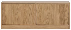 Tavolo TV modulare in rovere naturale 110x44 cm Modulair - vtwonen