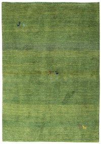 Gabbeh Tappeto persiano 140x200 Verde (Iran) Annodato A Mano