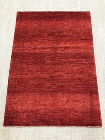 Loribaft Tappeto persiano 150 x 100 Rosso (Iran) Annodato A Mano