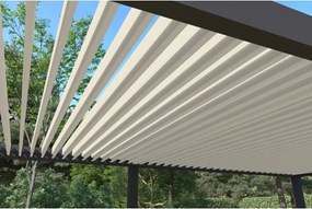 Pergola bioclimatica Ombréa autoportante 4x8M in alluminio
