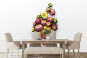 Carta da parati – Tazza piena di fiori