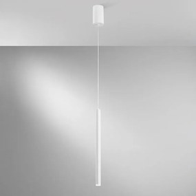 Lampadario LED moderno Pype bianco Ø2.5cm, luce con 3 temperature di colore, LUCE AMBIENTE DESIGN