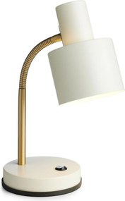 Halo Design 746910 - Lampada da tavolo VOGUE 1xE27/40W/230V crema/ottone