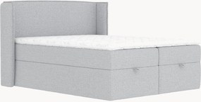 Letto boxspring fatto a mano con contenitore Passion, H3