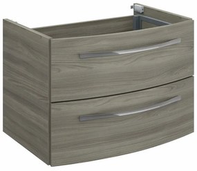 Mobile da bagno sotto lavabo PELIPAL grigio L 70 x H 48 x P 48 cm 2 cassetti, lavabo non incluso