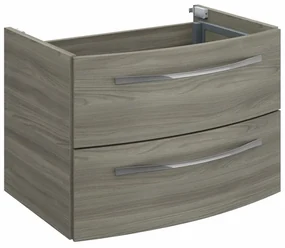 Mobile da bagno sotto lavabo PELIPAL grigio sangallo L 70 x H 48 x P 48 cm 2 cassetti, lavabo non incluso