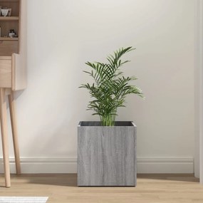 Fioriera Grigio Sonoma 40x40x40 Cm İn Legno Multistrato /