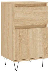 Credenze 2 pz rovere sonoma 40x35x70 cm in legno multistrato