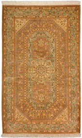 Cashmere Silk Tappeto orientale 160x100 Beige (Indian) Annodato A Mano