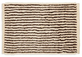 ferm LIVING - Kami Knotted Rug 80x120 Off-white/Coffee ferm LIVING