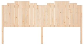 Testiera per letto 206x4x100 cm in legno massello di pino