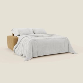 Cloud Divano letto materasso H17 cm dai morbidi cuscini in tessuto impermeabile T06 giallo