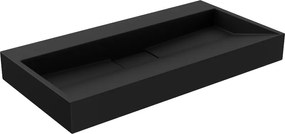 Mexen Ava lavabo da appoggio in conglomerato B/O 90 x 46 cm, nero - 23019070