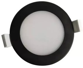 Lampada LED da incasso per bagni LED/7W/230V 4000K nero IP44