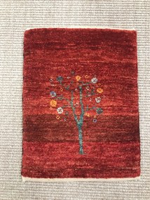 Gabbeh Tappeto persiano 40 x 40 Rosso (Iran) Annodato A Mano
