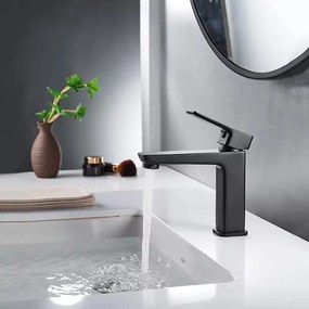 Rubinetto da lavabo REA Orix Black Low