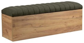 Panca in colore verde e naturale Oceane - Bobochic Paris