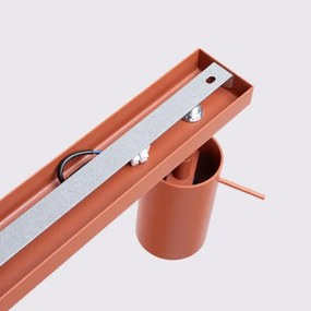 Sollux SL.1510 - Faretto RING 4xGU10/10W/230V rosso