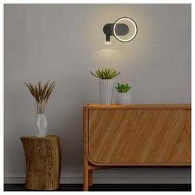 Applique a LED LED/14W/230V 4000K nero