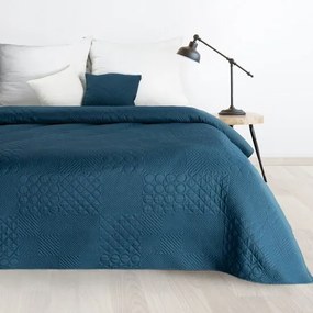 Copriletto di design Boni blu scuro Larghezza: 170 cm | Lunghezza: 210 cm