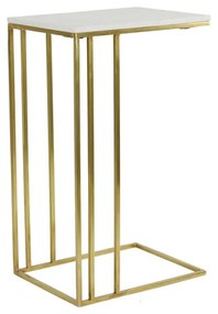 Tavolino con piano in marmo 31x41 cm Roshan - Light &amp; Living