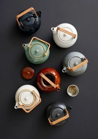 Teiera blu scuro in ceramica con filtro 1,2 l Gastro Blue – Bitz