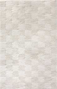 SARATOGA - tappeto in lana avorio con decoro