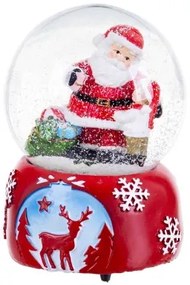 Palla di Natale Multicolore Cristallo Poliresina Babbo Natale 10,5 x 10,5 x 14,8 cm