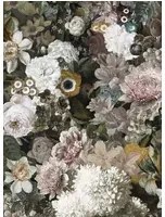 Blumen-Tapete Fullerton von Osborne & Little - Ivory/ Blush