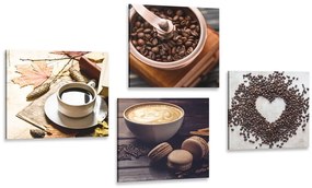 Set di quadri – Incanto del caffè