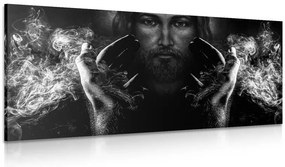 Quadro su tela – Fede in Gesù in bianco e nero