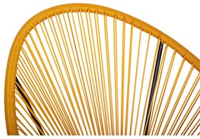 Poltrona da esterno gialla in metallo/in plastica Avocado Comfort – Bonami Selection