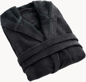 Accappatoio da donna in cotone vellutato con colletto a scialle Dominique