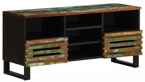 Mobile porta tv 100x34x46 cm in legno massello di acacia