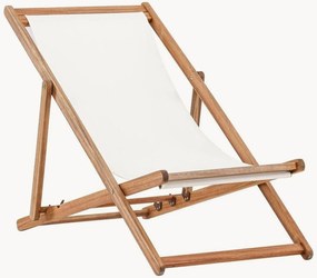 Sedia a sdraio in legno di acacia Peachy