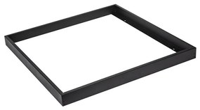 Telaio in metallo per l'installazione di pannelli LED 600x600 mm nero