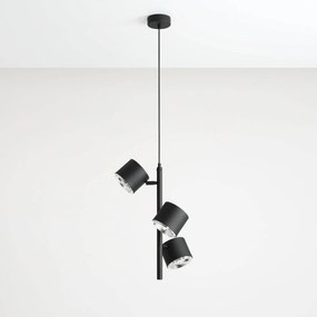 ALDEX Lampada a sospensione 1047E, a 3 luci, nera