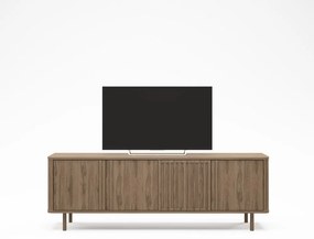 Mobile TV di colore naturale con effetto rovere 180x60,5x35 cm Salma – Marckeric