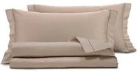 Completo letto matrimoniale raso tortora SmartDecoHome