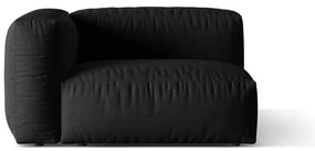 Modulo divano nero (angolo sinistro) Martina - Micadoni Home