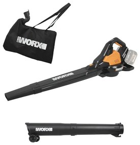Soffiatore aspiratore trituratore WORX Powershare WG583E.9 , 40 V batteria non inclusa