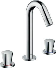 Rubinetteria 3 fori lavabo 150 con piletta Cromo Hansgrohe Logis 71133000