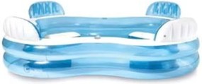 PISCINA GONFIABILE QUADRATA CENTER FAMILY +3 ANNI cm.229x229x66 peso kg.6,65 (56475) INTEX