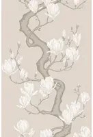 Cole & Son Carta da parati Magnolia Tree - Soft Cream and Powder