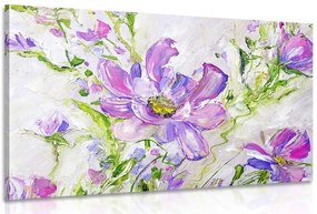 Stampa su tela – Fiori dipinti dell'estate